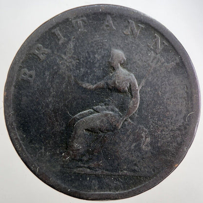 1806 George 3rd III Half-Penny British Coin | Collectable Grade | a7539