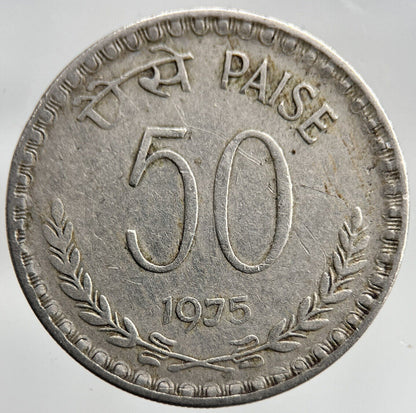 1975 India 50 Paise Coin | Collectable Grade