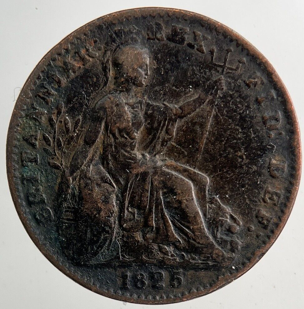 1825 George IV Farthing | Fine Collectable Grade | a9235