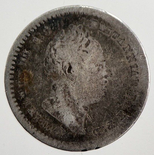 1836 William IV 1 1/2 Three-Half-Pence Silver Coin | Fair Grade