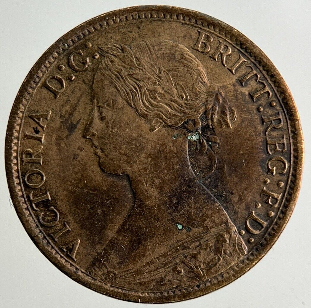 1867 Victoria Farthing Coin | Fine Collectable Grade