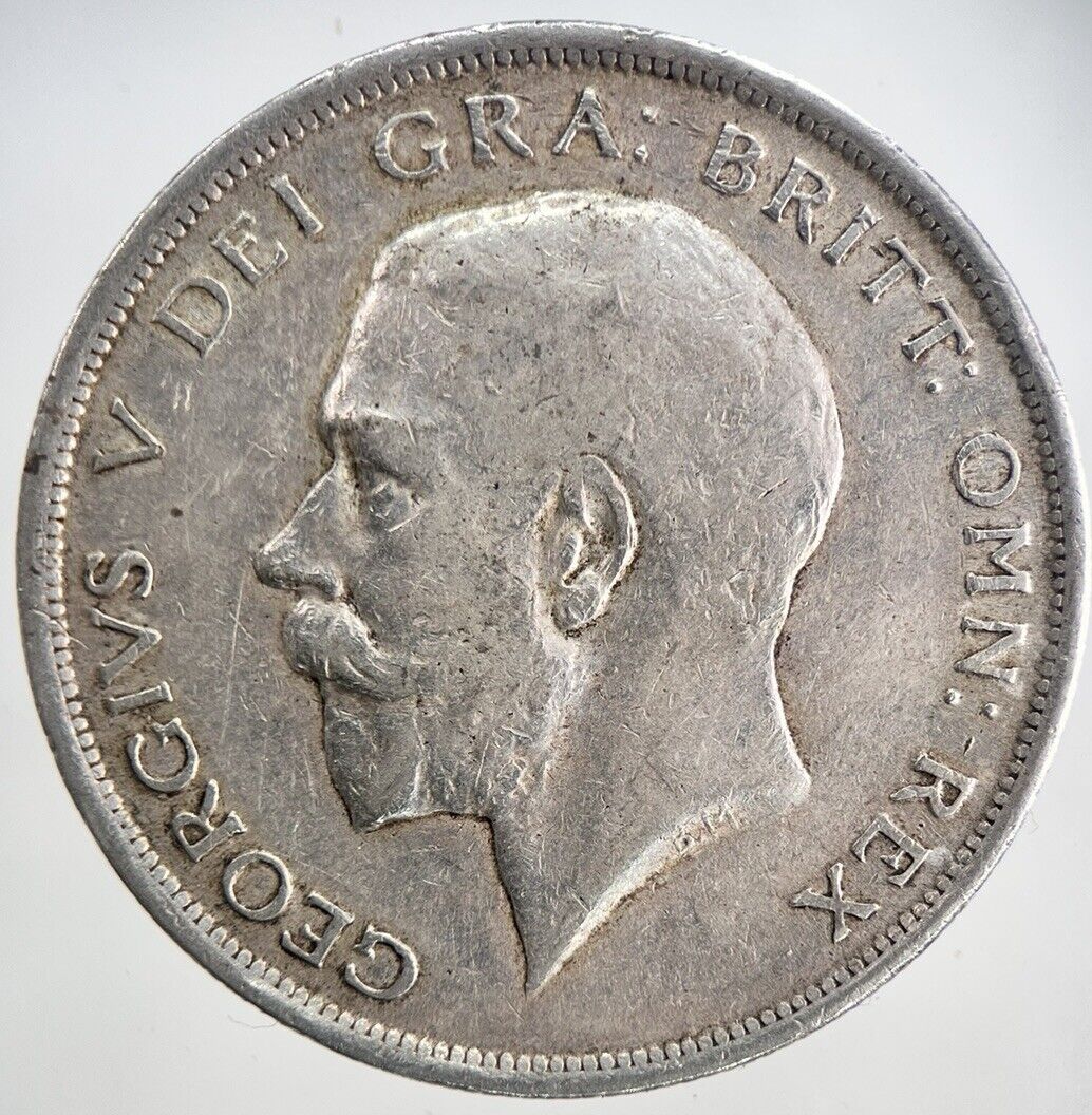 1915 George V Half-Crown Silver Coin | Fine Collectable Grade | a6832