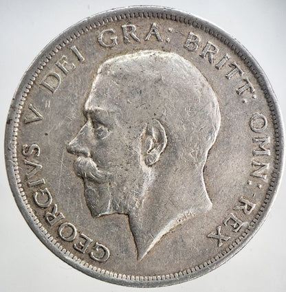 1915 George V Half-Crown Silver Coin | Fine Collectable Grade | a6832