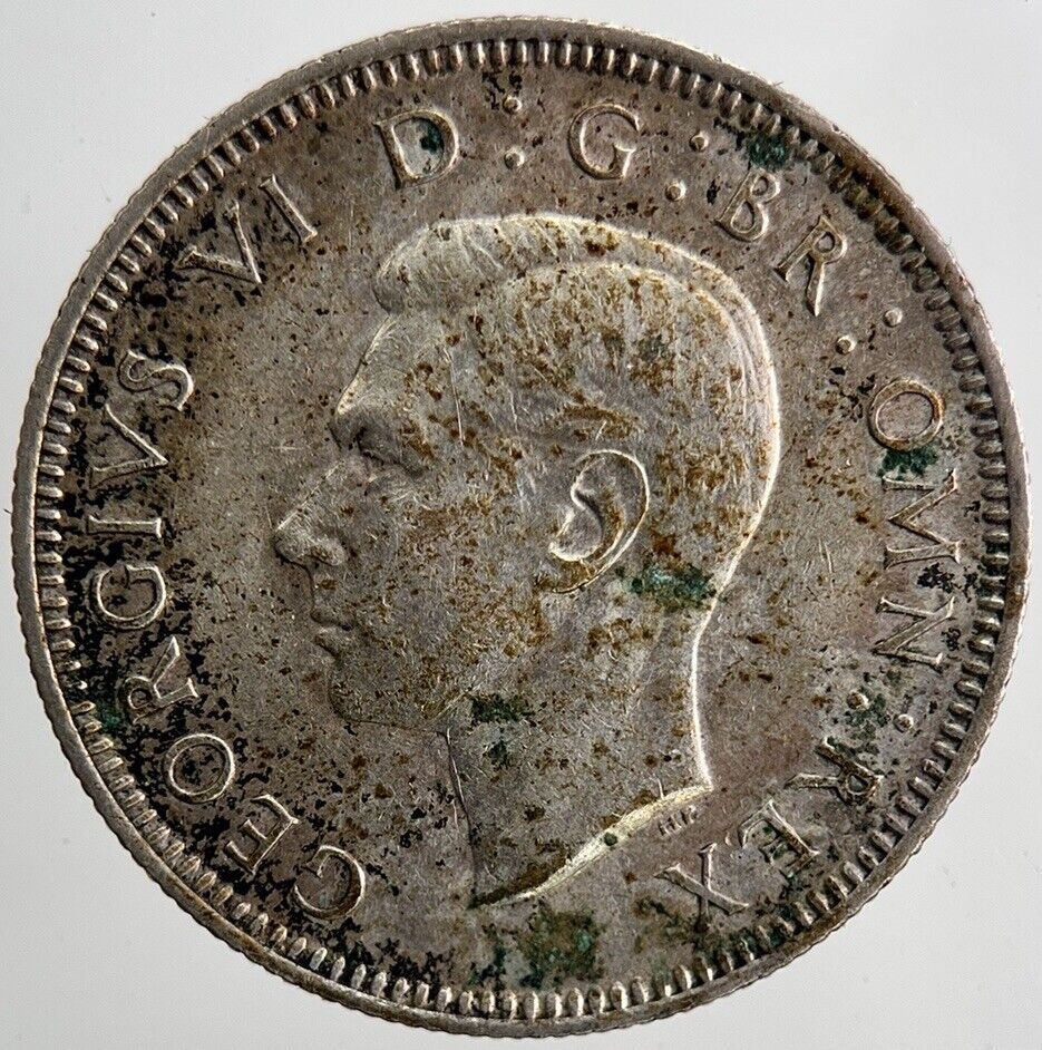 1945 George VI British Shilling Silver Coin | Very High Grade | a6415
