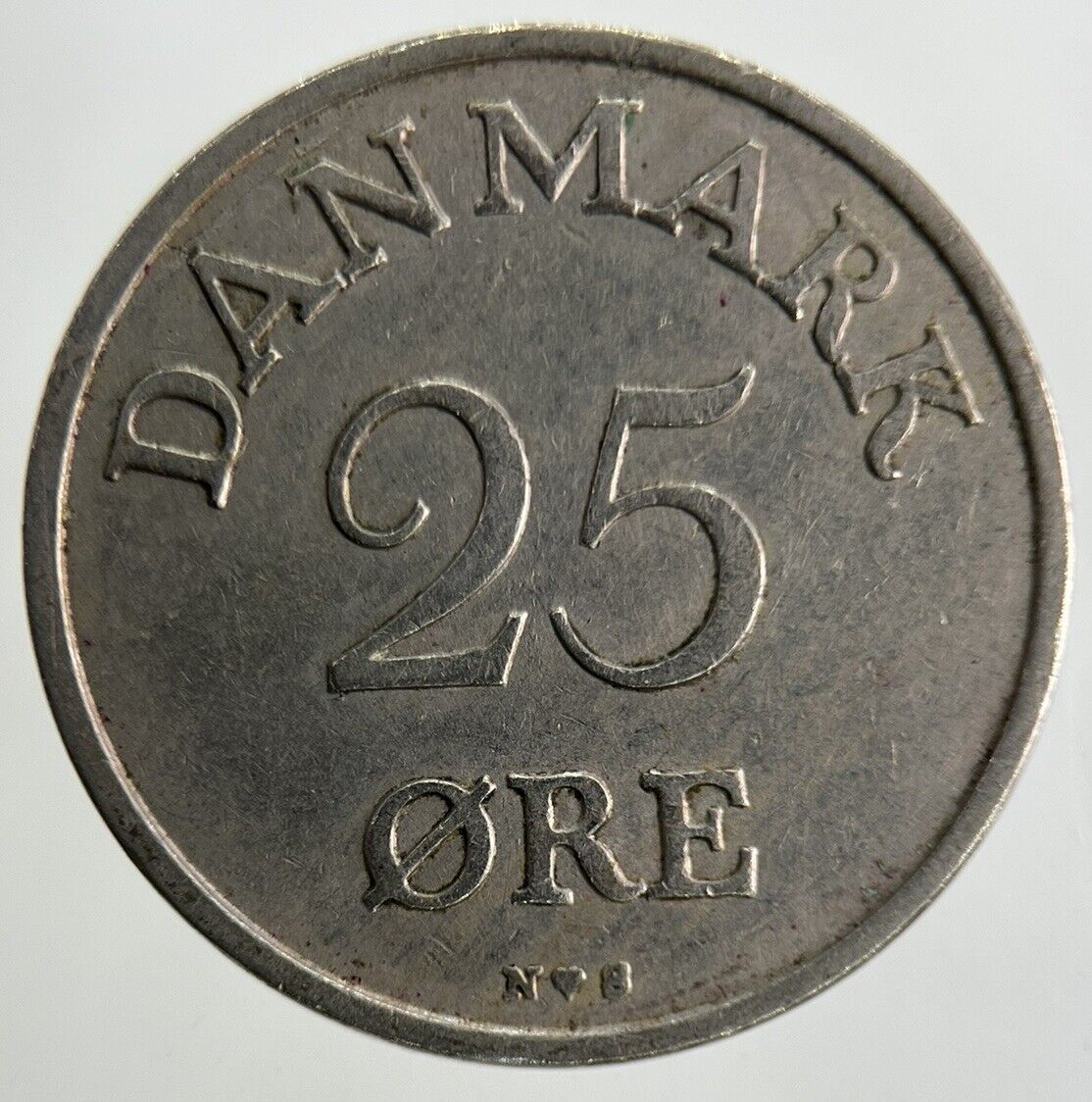 1955 Denmark 25 Ore Coin | Fine Collectable Grade
