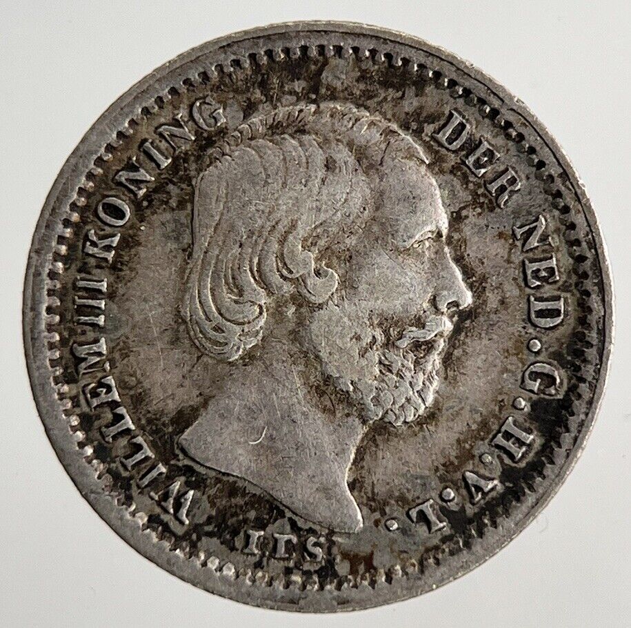 1869 Netherlands 5 Cents Silver Coin | Very High Grade | a6931