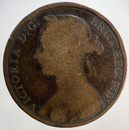 1894 Victoria One Penny Coin | Collectable Grade | a8933