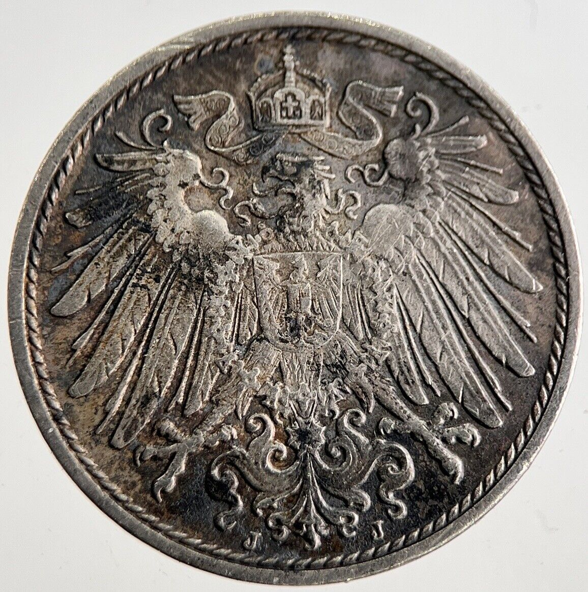 1908 Germany 10 Pfennig Coin | Fine Collectable Grade