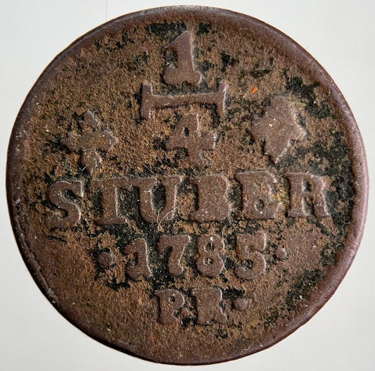 1785 Stuber 1/4 Quarter Germany Coin | Collectable Grade | a1764