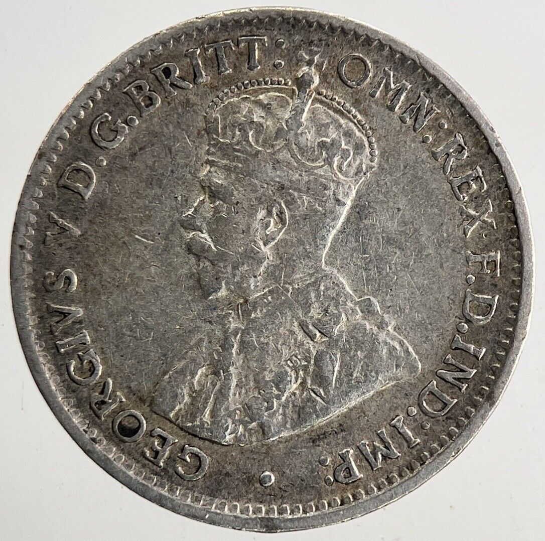 1918-M Australia Threepence Silver Coin | Very High Grade | a9570