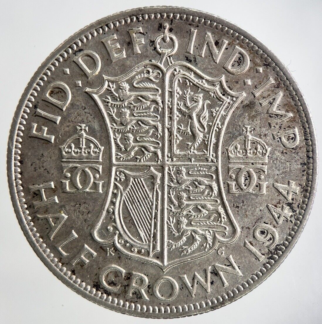 1944 George VI Half-Crown Silver Coin | Fine Collectable Grade | a6973