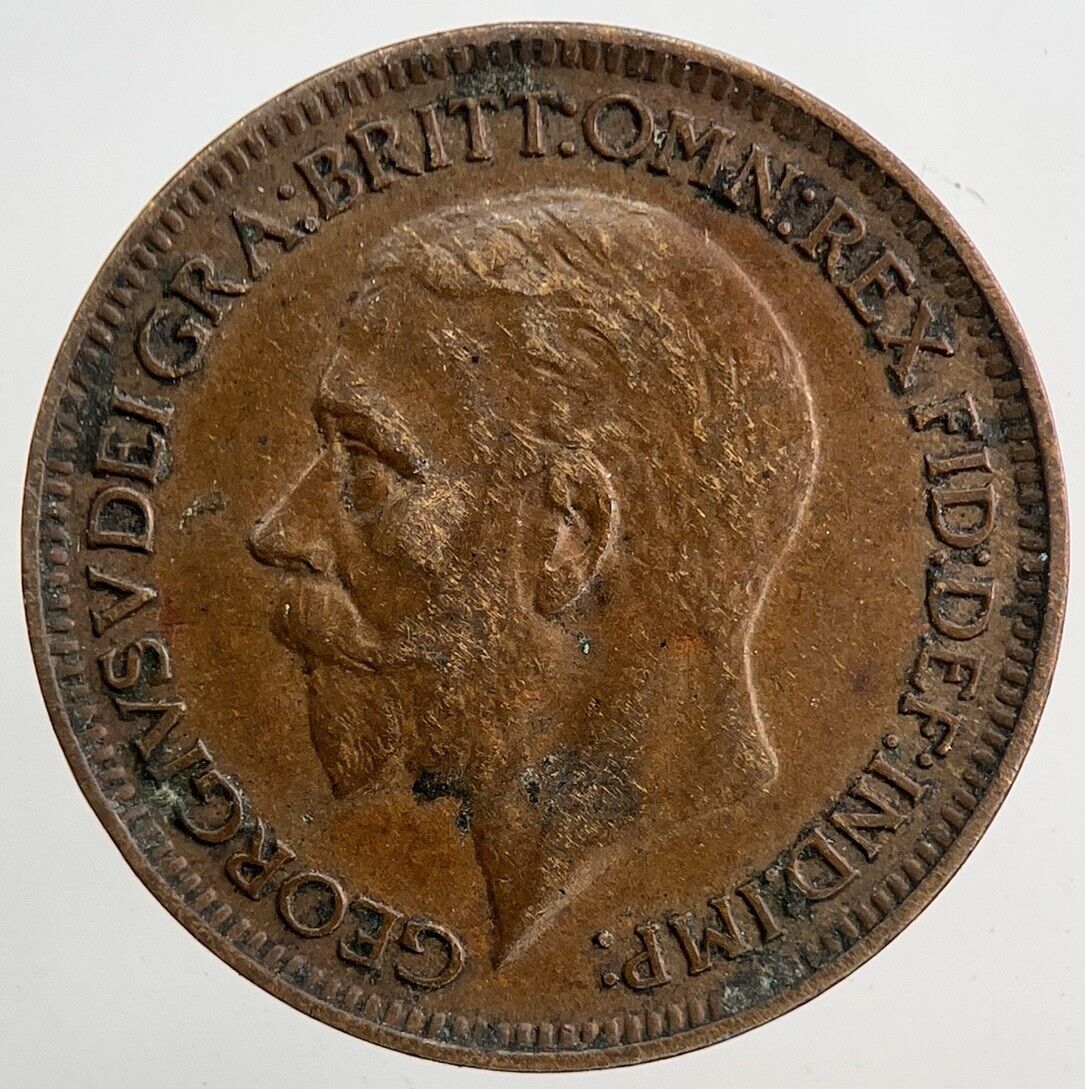 1928 George V Farthing Coin | Fine Collectable Grade