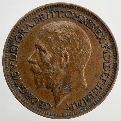 1928 George V Farthing Coin | Fine Collectable Grade