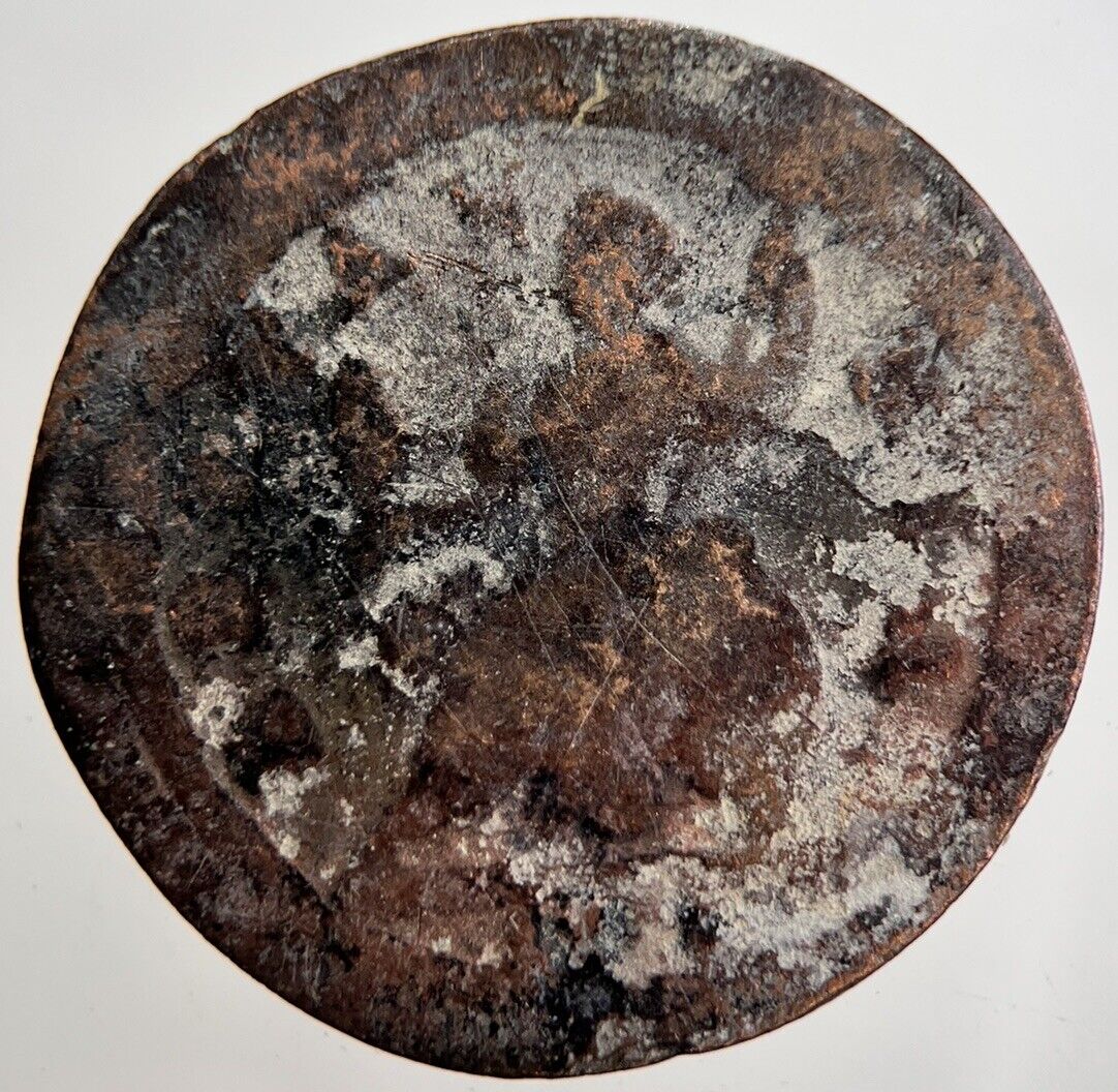 British George 1st I Farthing Coin | Fair Grade