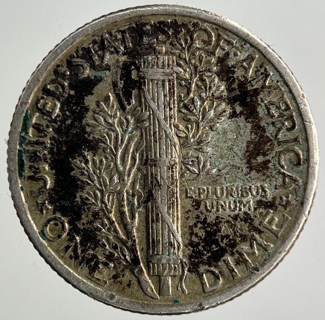 1942 US USA Mercury Dime Silver Coin | Fine Collectable Grade