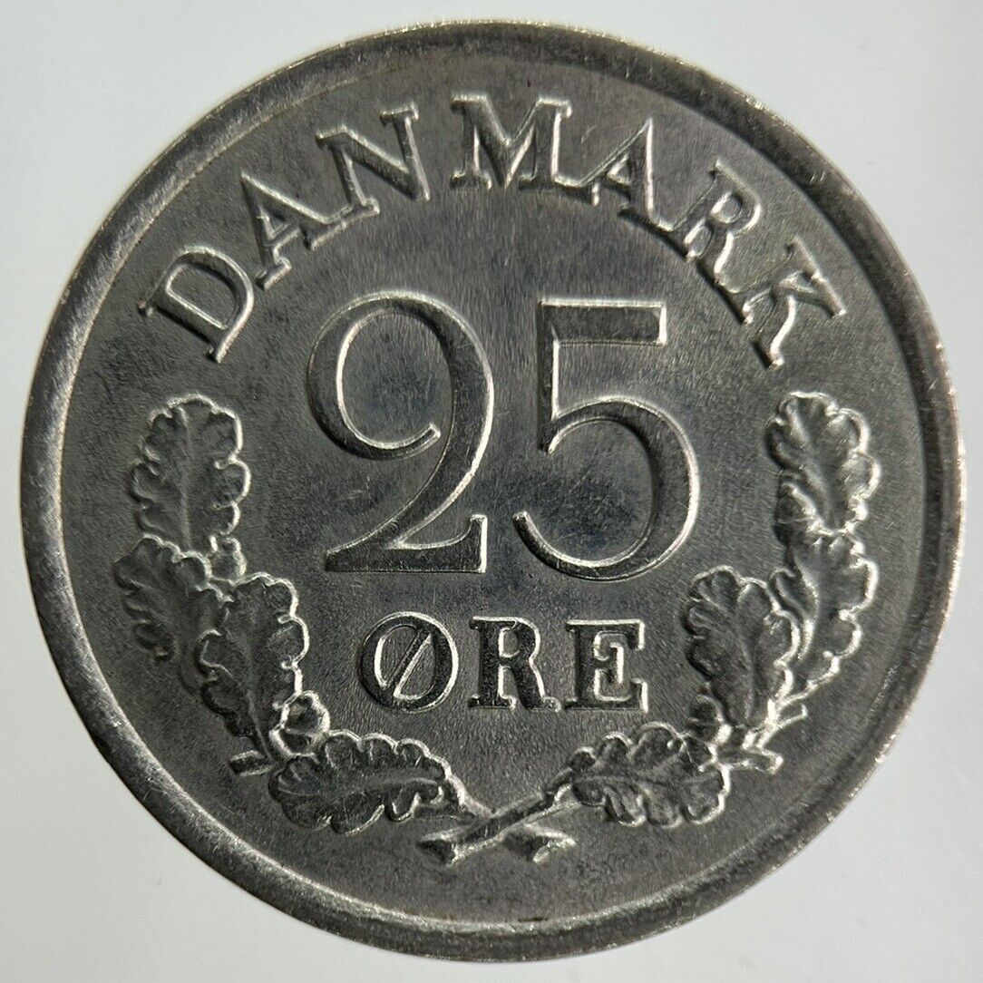 1961 Denmark 25 Ore Coin | Fine Collectable Grade