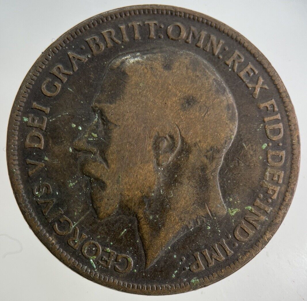 1919-H George V One Penny Coin | Collectable Grade