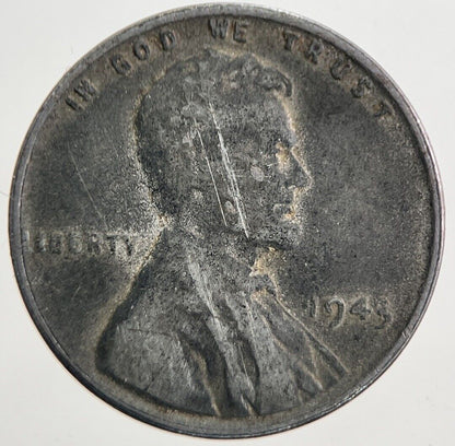 1943 US USA Steel One Cent Coin | Collectable Grade