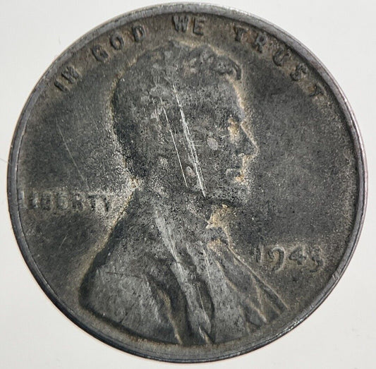 1943 US USA Steel One Cent Coin | Collectable Grade