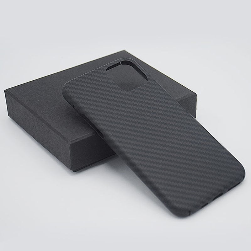 iPhone 11 PRO TPU Carbon Fiber Effect Slim Case Protector Premium UK Stock