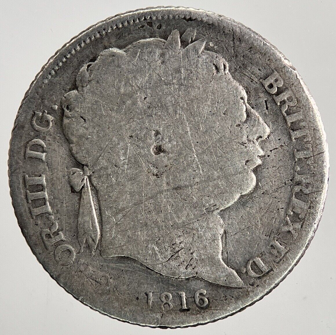 1816 George III Sixpence Silver Coin | Collectable Grade | a9538