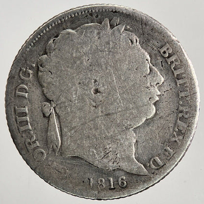 1816 George III Sixpence Silver Coin | Collectable Grade | a9538