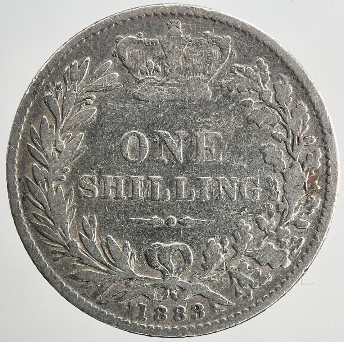 1883 Victoria Shilling Silver Coin | Fine Collectable Grade | a6766