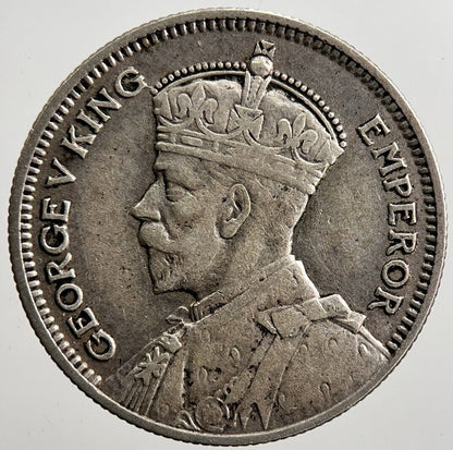 1934 New Zealand Sixpence Silver Coin | Fine Collectable Grade |  a2439