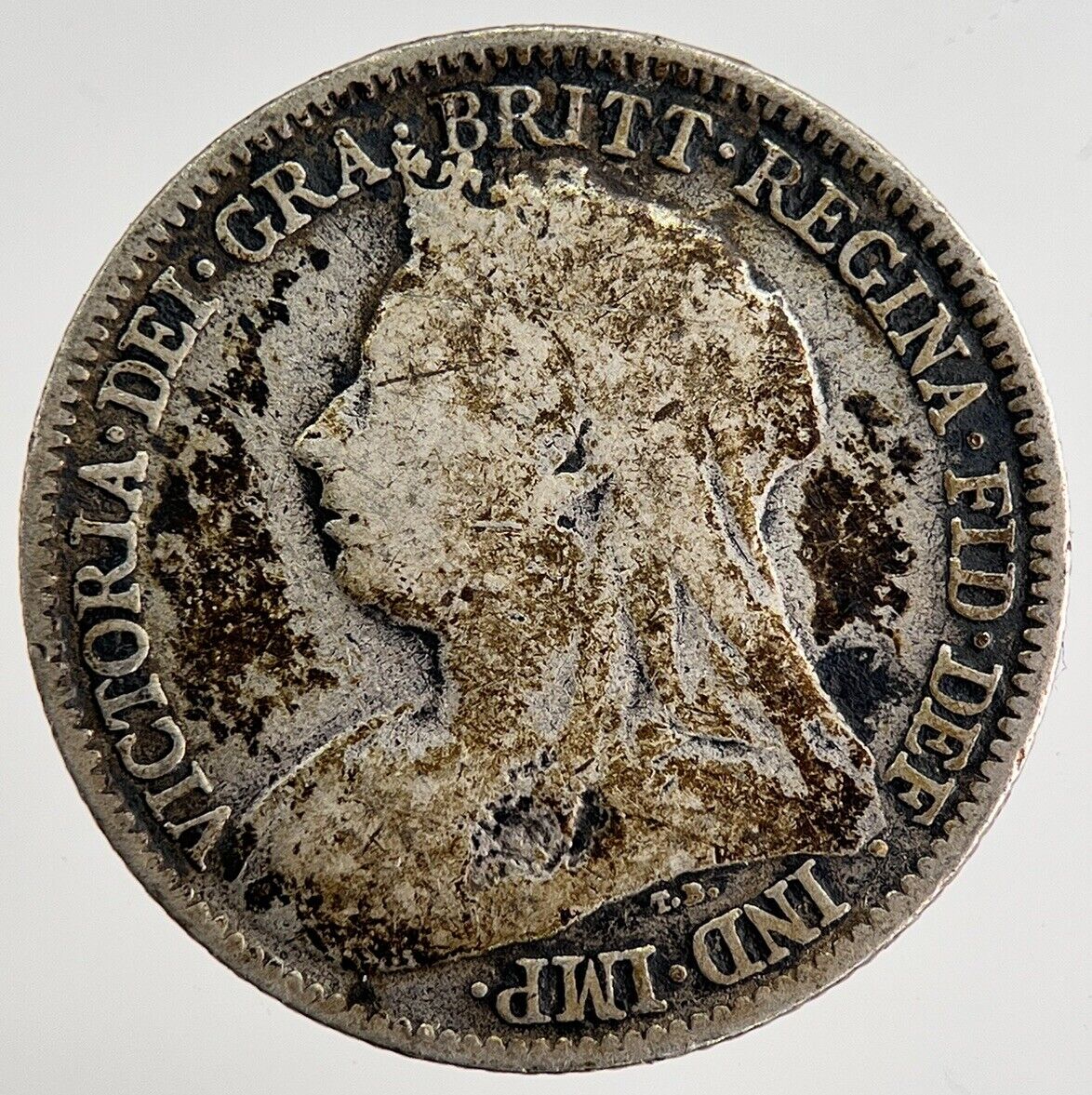 1898 Victoria Sixpence Silver Coin | Collectable Grade | a8505