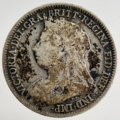 1898 Victoria Sixpence Silver Coin | Collectable Grade | a8505
