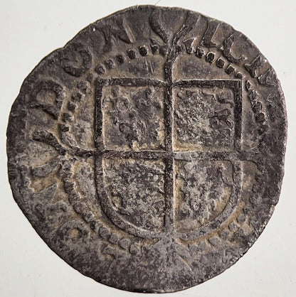 Elizabeth I 1st Half-Groat Hammered Silver Coin | Collectable Grade | a5815