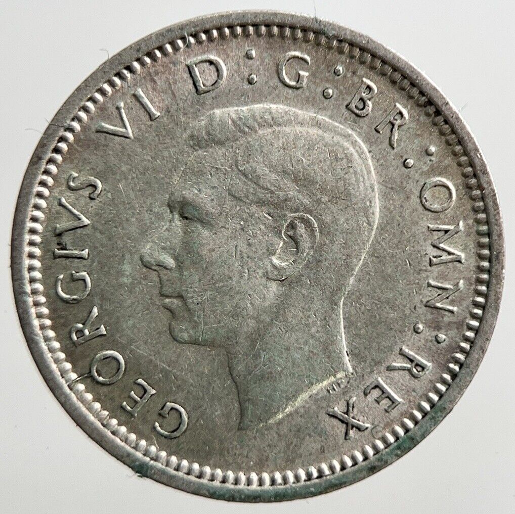 1941 George VI Threepence Silver Coin | Fine Collectable Grade | a2794
