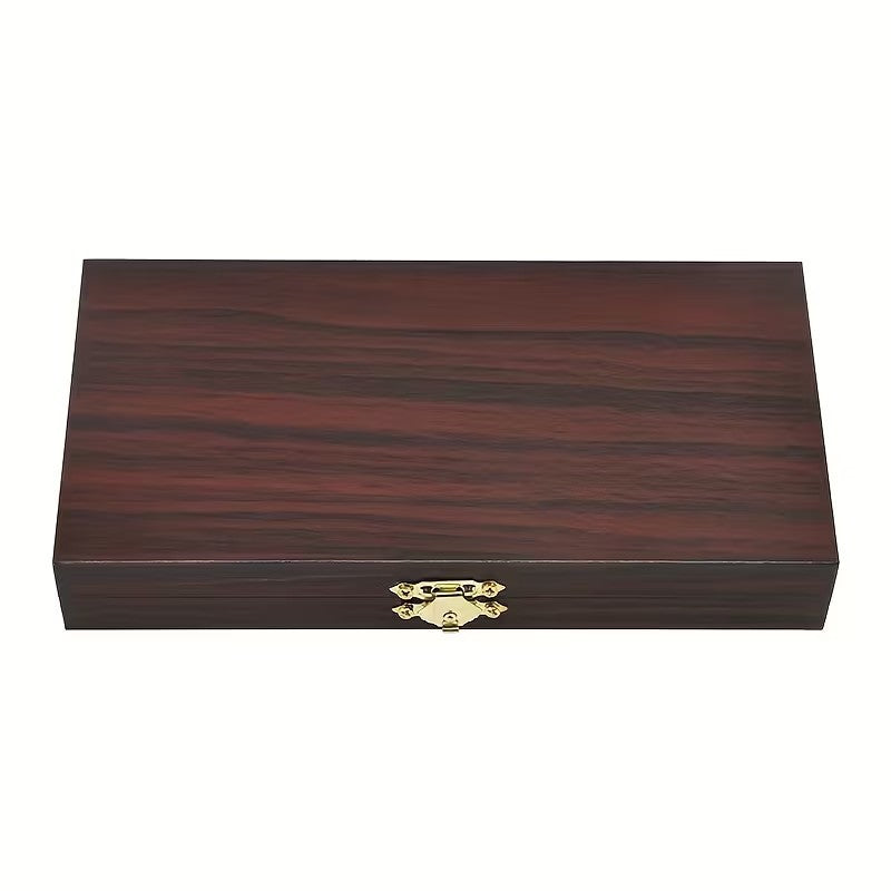 Secure Wooden Wood Money Storage Box - Cash Currency Banknotes Coins Organiser