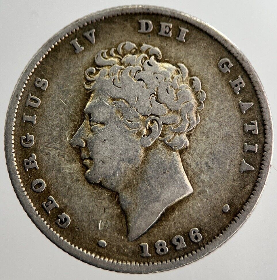 1826 George IV Shilling Silver Coin | Collectable Grade | a8660