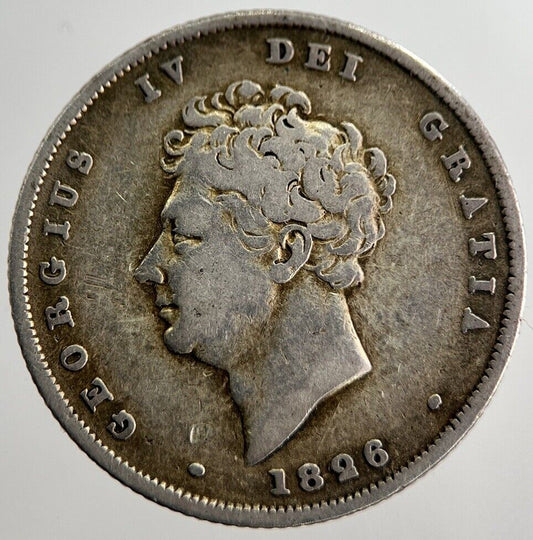 1826 George IV Shilling Silver Coin | Collectable Grade | a8660