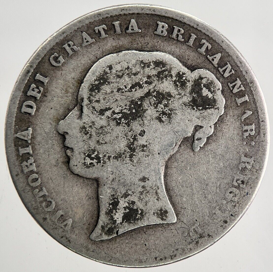 1846 Victoria Shilling Silver Coin | Collectable Grade | a9578