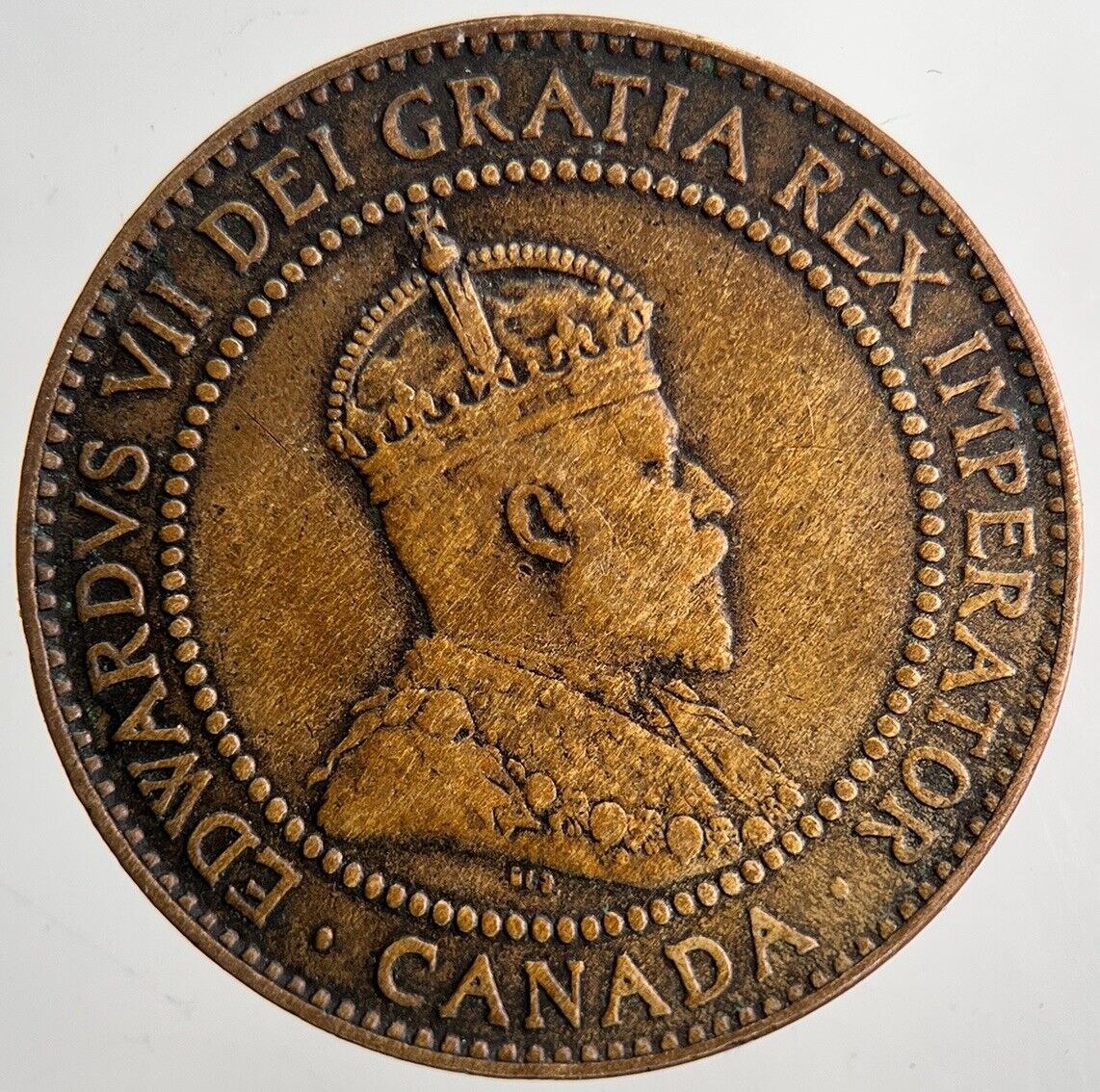 1910 Canada One Cent Coin | Fine Collectable Grade | a6435