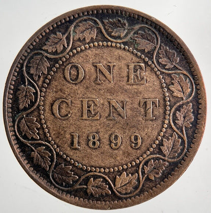 1899 Canada One Cent Coin | Fine Collectable Grade | a6432