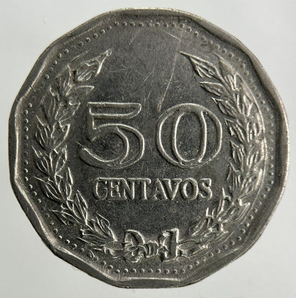 1970 Colombia 50 Centavos Coin | Fine Collectable Grade