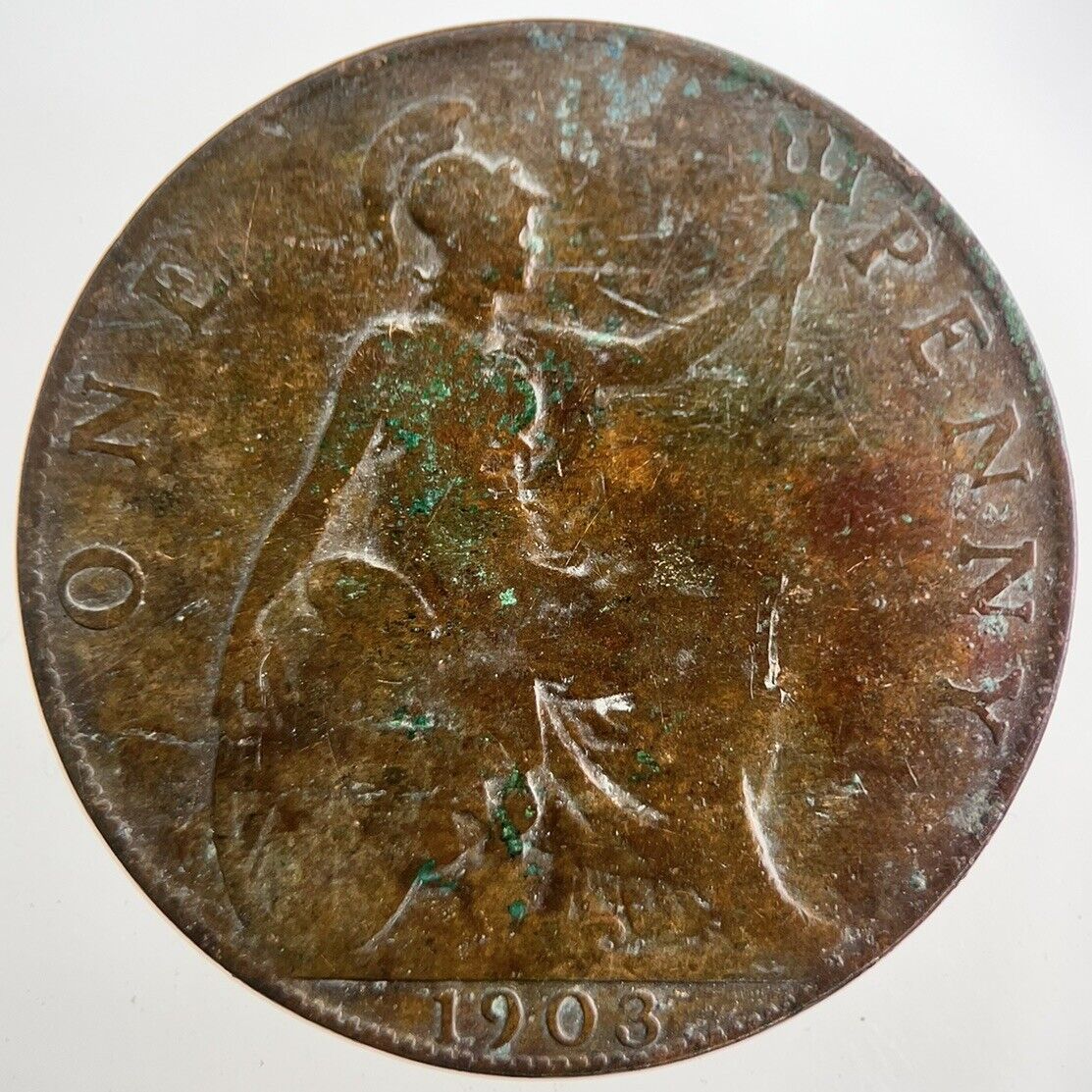 1903 Edward VII One Penny Coin | Collectable Grade | a7499