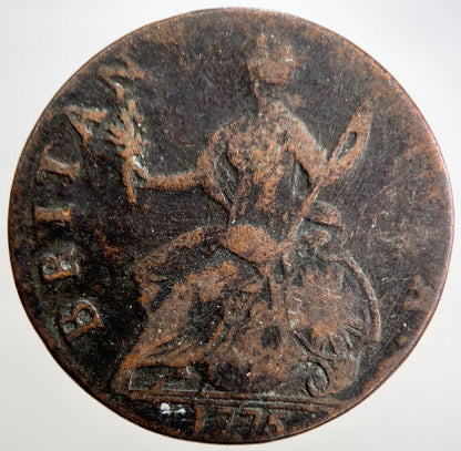 1775 George III 3rd Half-Penny Coin | Collectable Grade