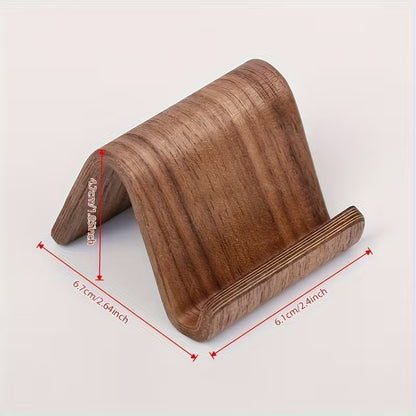 Walnut Colour iPhone Phone Tablet iPad Samsung Galaxy Solid Wood Angle Stand