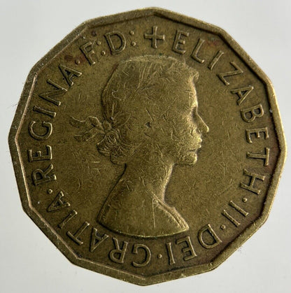 1959 Elizabeth II 2nd Brass Threepence Coin | Fine Collectable Grade