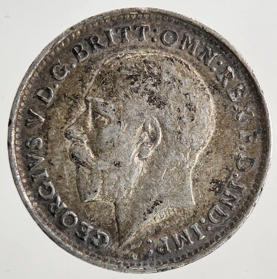 1918 George V Threepence Silver Coin | Fine Collectable Grade | a6932