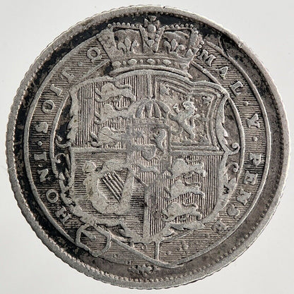 1818 George III 3rd Sixpence Silver Coin | Fine Collectable Grade | a6767