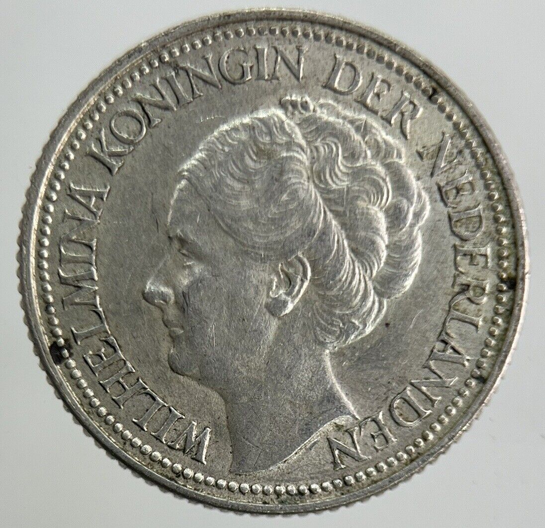 1940 Netherlands 25 Cents Coin | Very High Grade