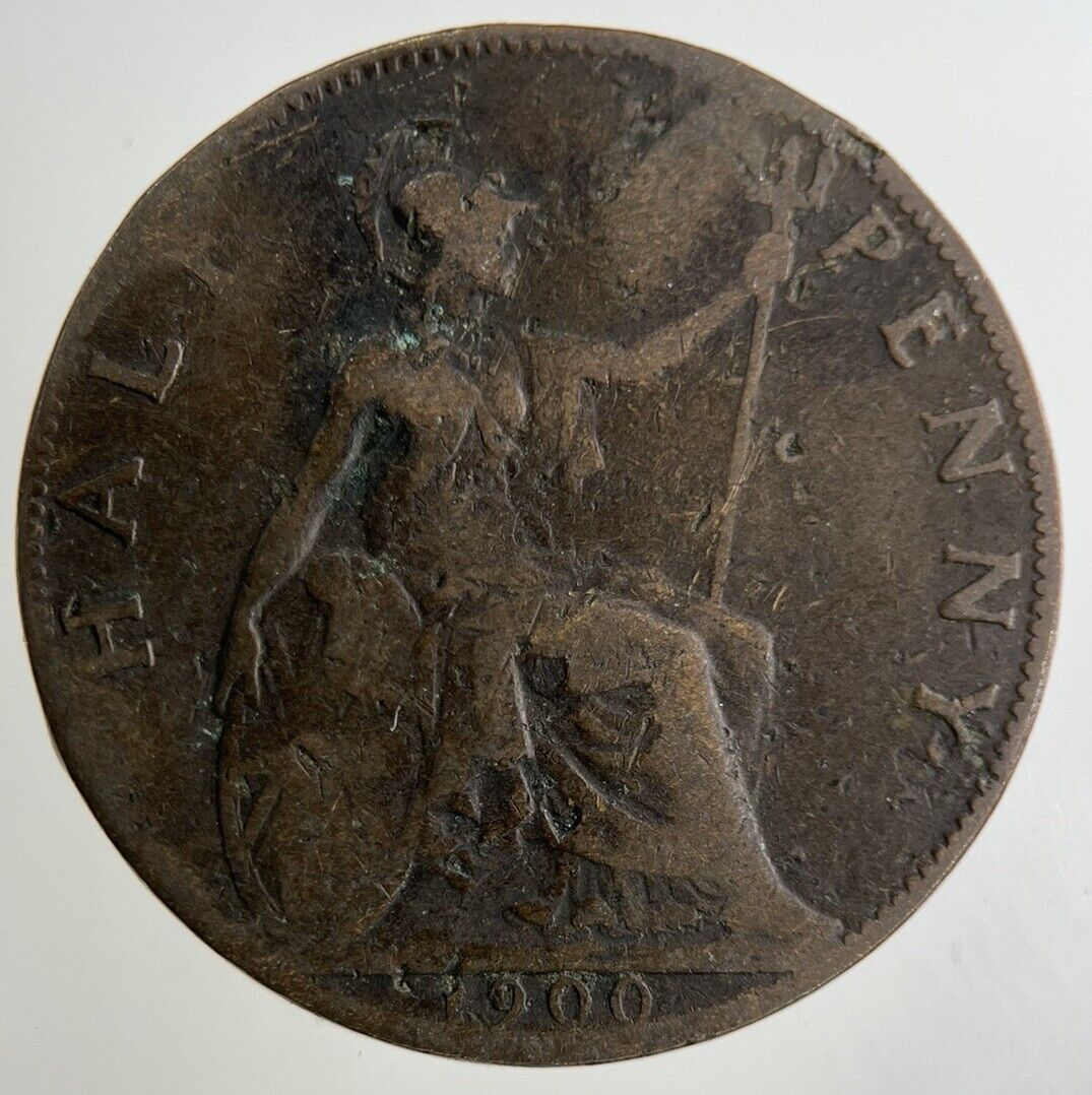 1900 Victoria Half-Penny Coin | Collectable Grade