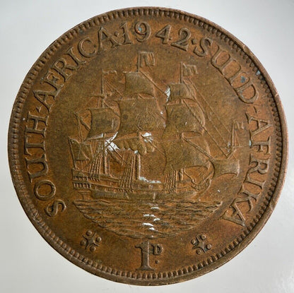 1942 South Africa One Penny Coin | Fine Collectable Grade