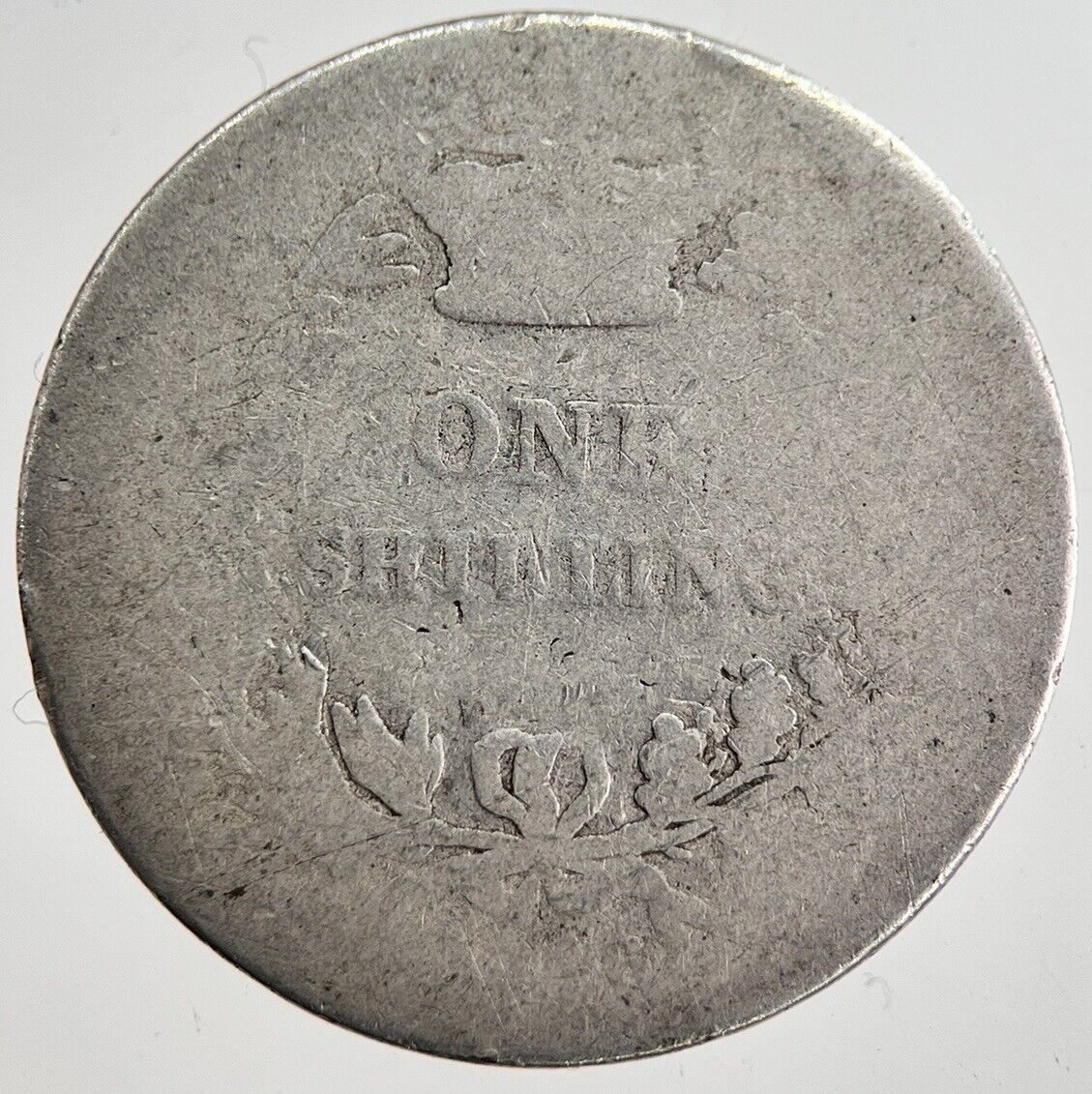 British Victoria Shilling Silver Coin | Fair Grade | a8646