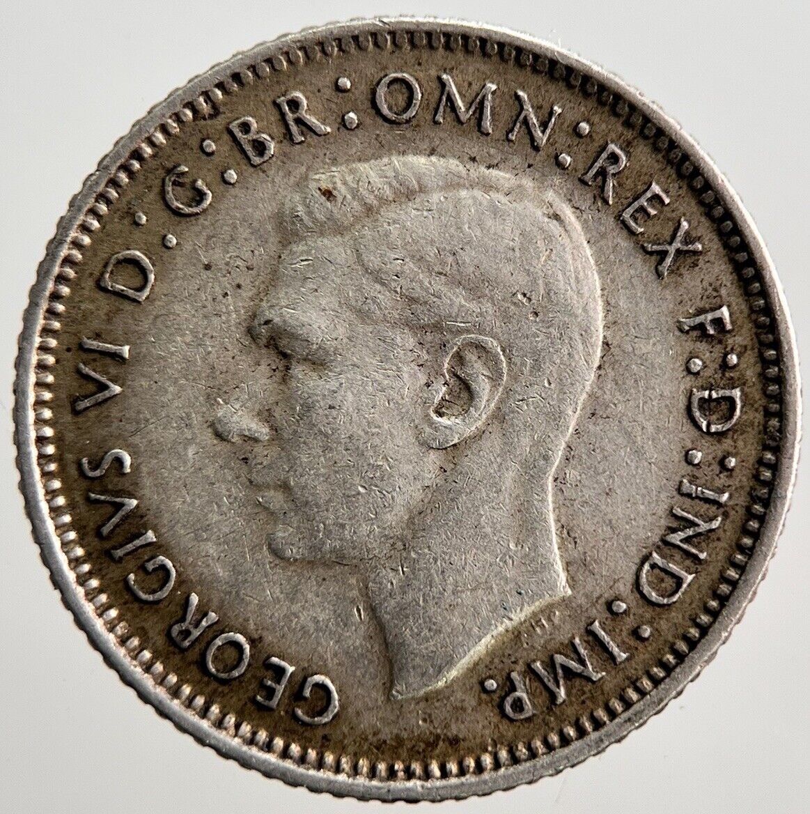 1942 Australia Sixpence Silver Coin | Fine Collectable Grade